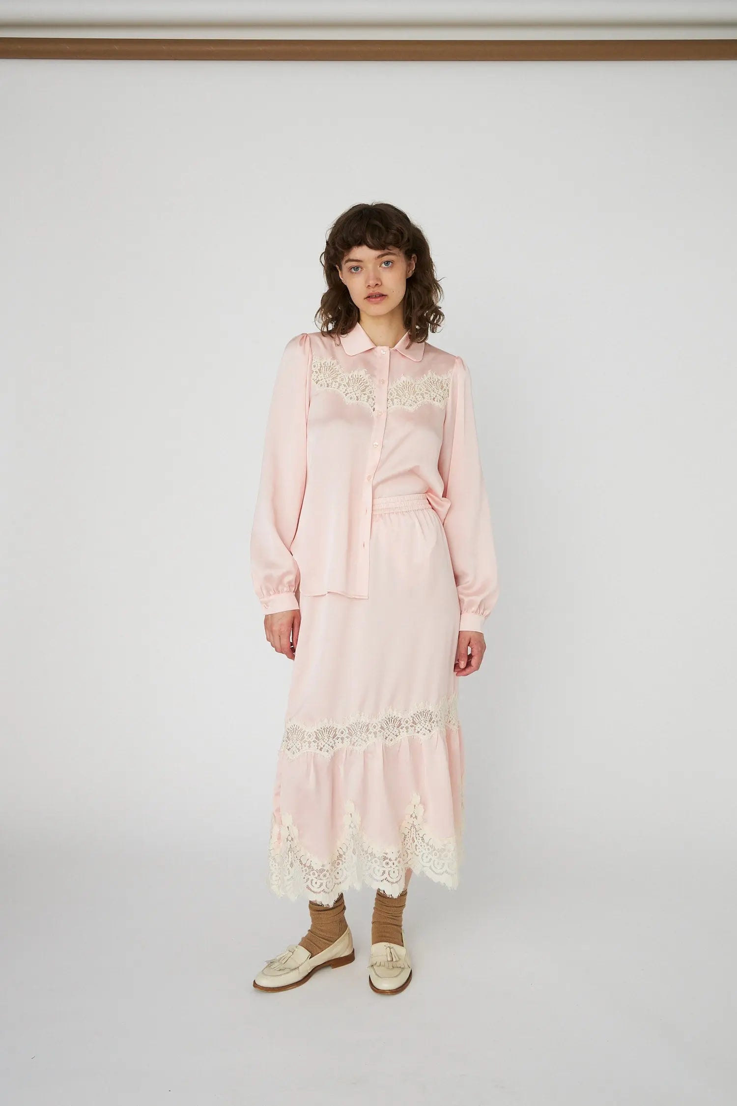 Stella Nova Delicate Lace Midi Skirt Skirt 150 Kiss Rose