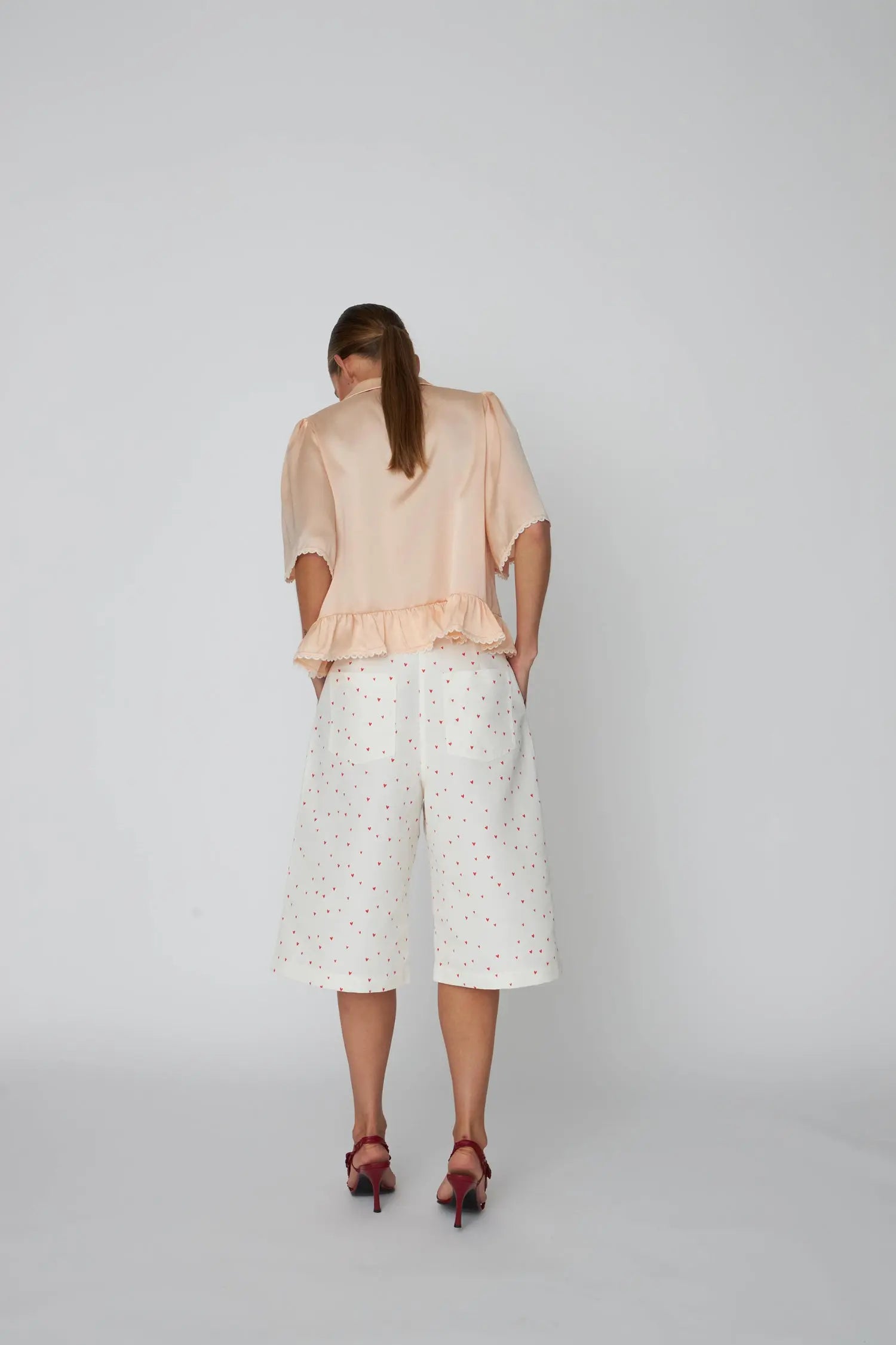 Stella Nova Heart Printed Shorts Short Pants 371 Hearts
