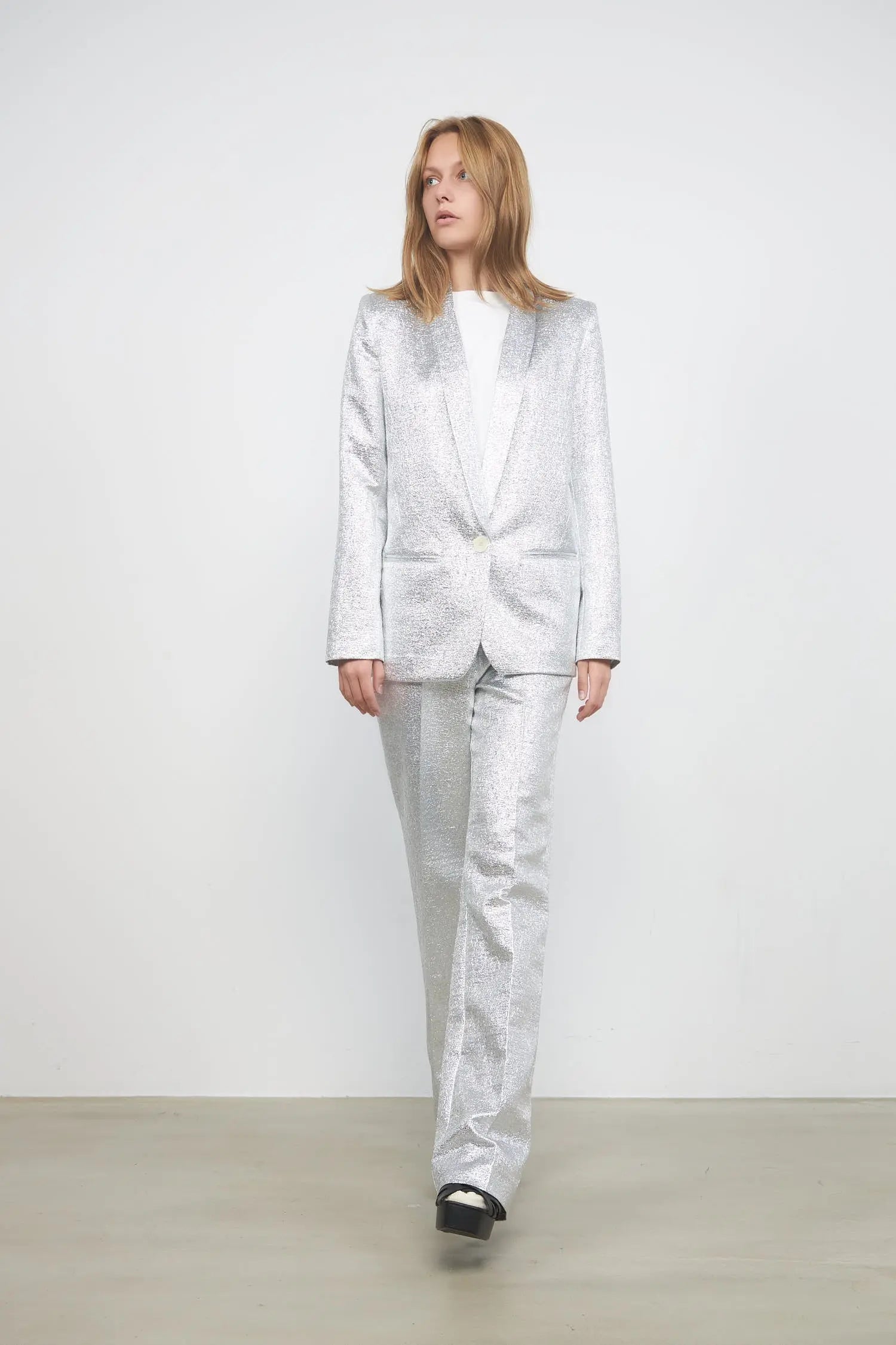 Stella Nova Silver blazer Blazer 865 Silver Lurex