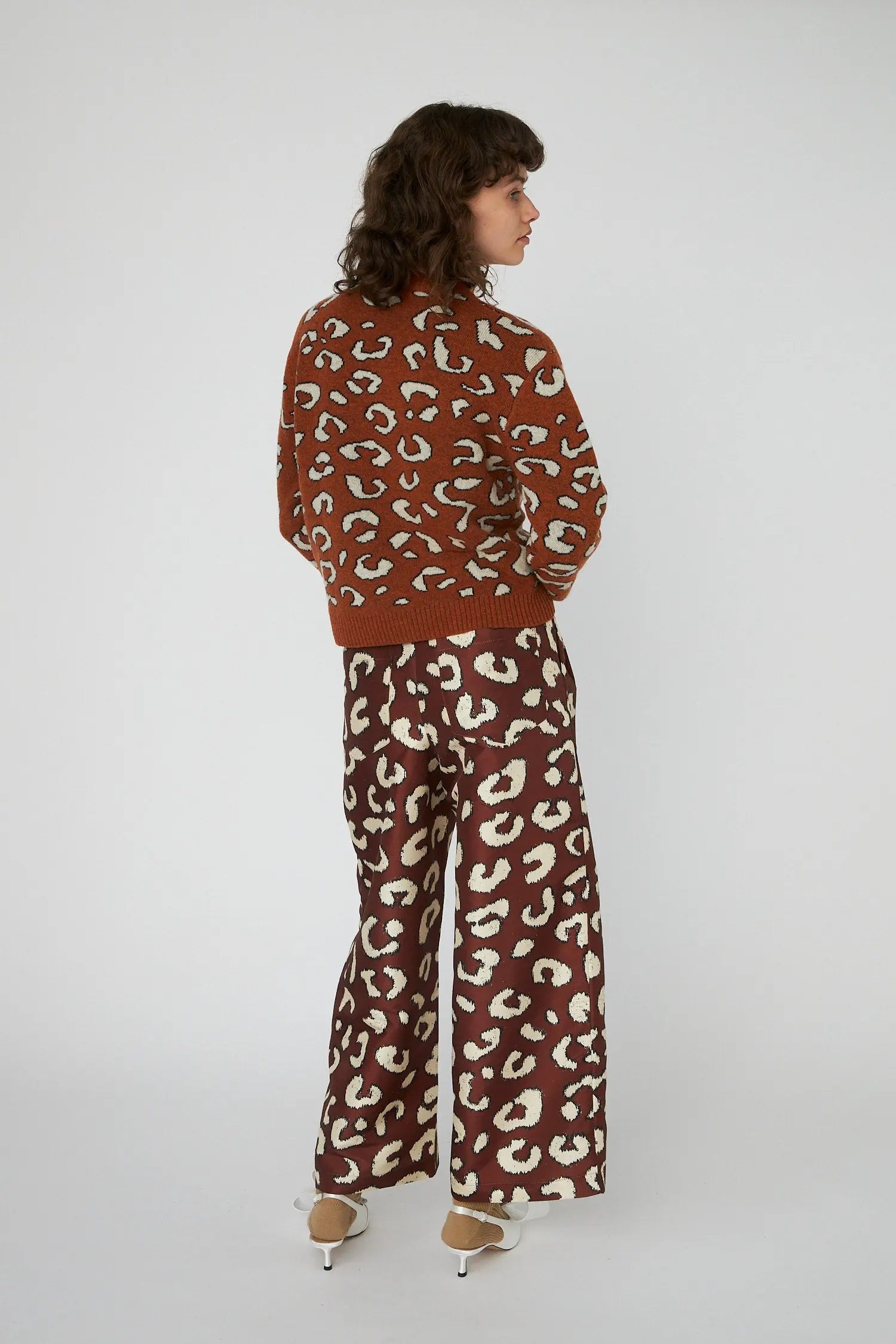 Stella Nova Animal Jacquard Sweater Sweater 473 Burned Orange