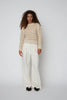 Cotton Stitch Sweater - Creme