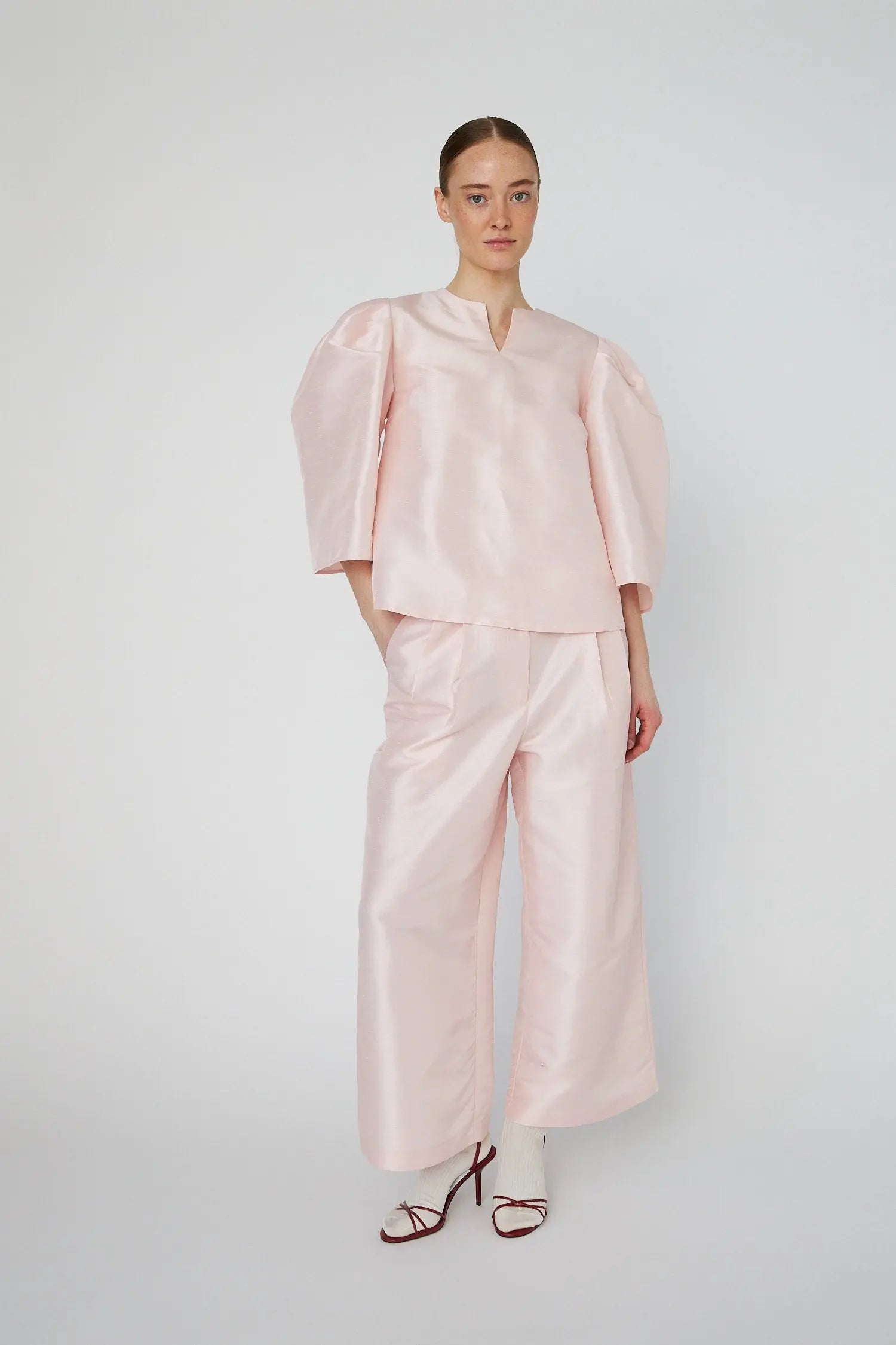 Stella Nova Crisp Blouse Blouse 558 Pale Pink