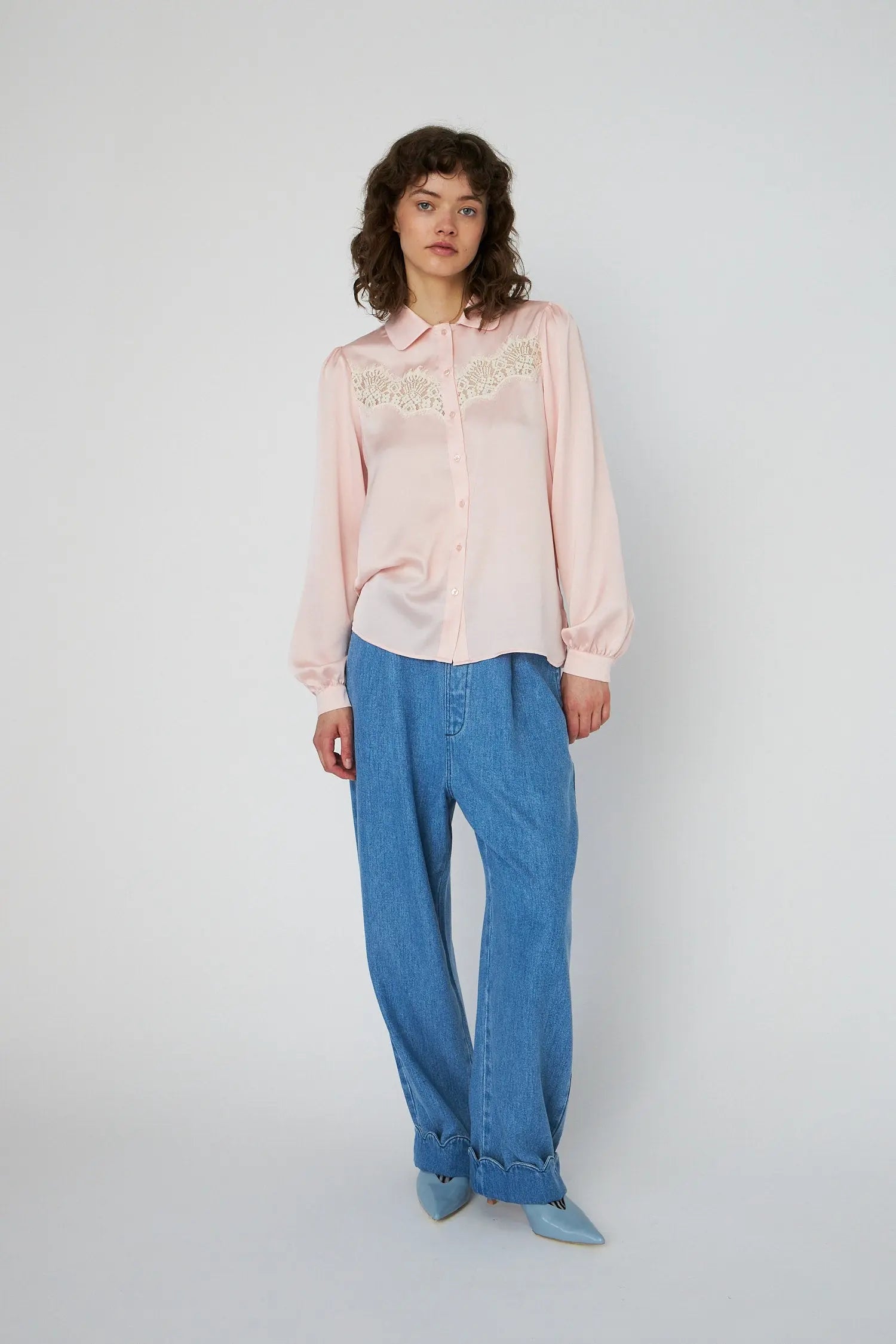 Stella Nova Delicate Lace Shirt Shirt 150 Kiss Rose