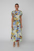 Flowered Cotton Midi Dress - Wild Flowers