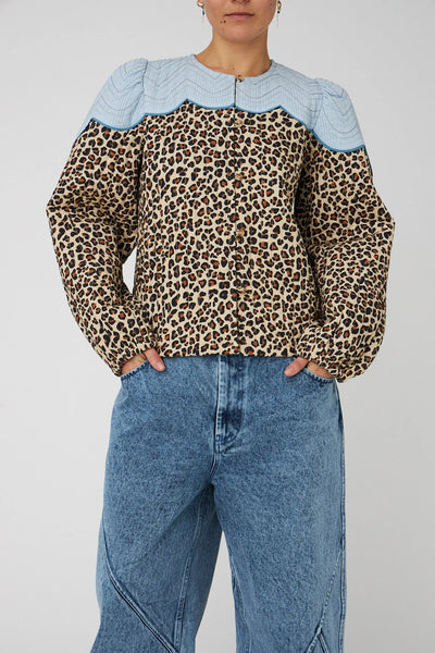 LINEN LEOPARD JACKET CLANE 正規品 WILD LEOPARD PATTERN M-65 JACKET | bape.com