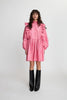 Short dress with ruffles - Pink