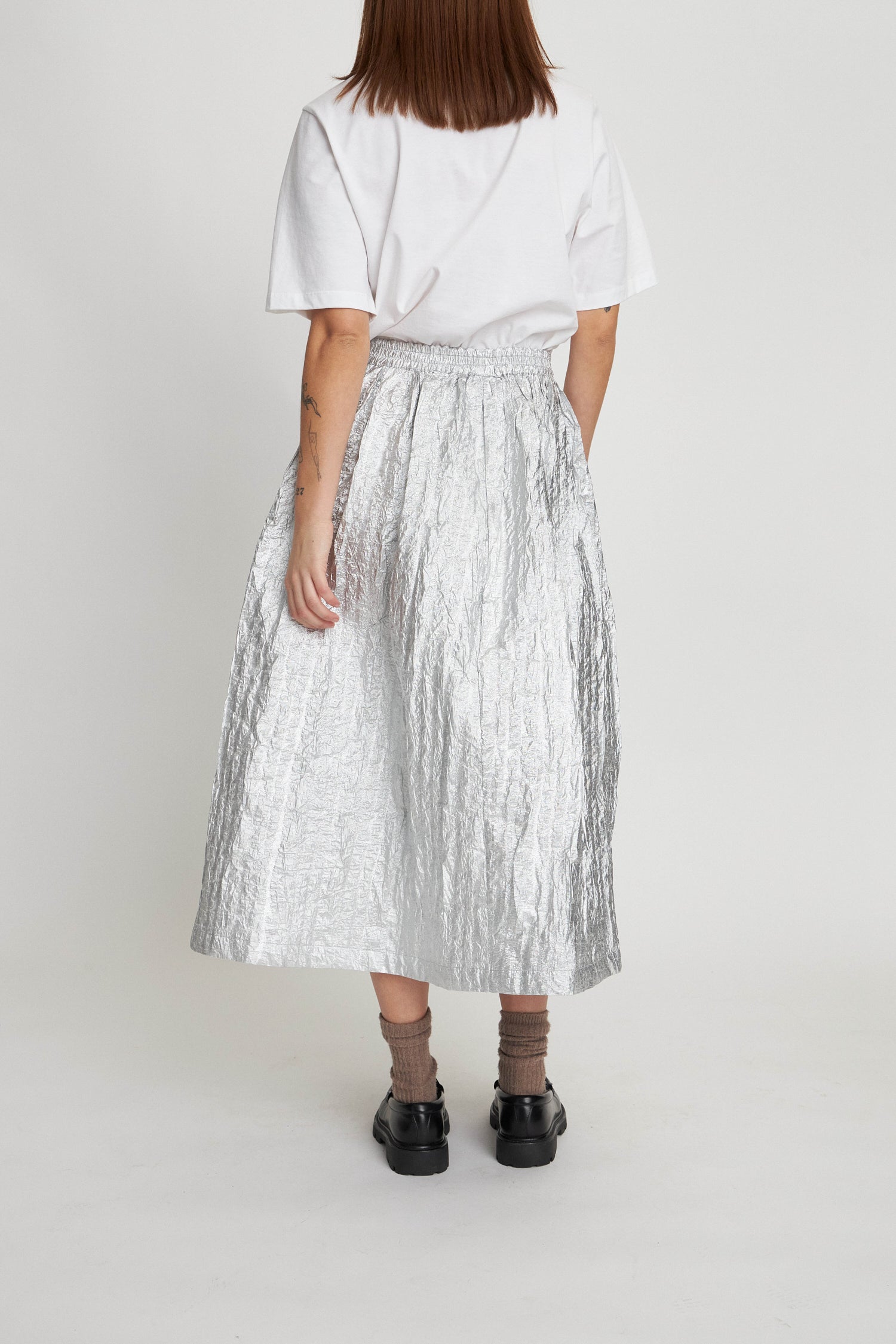 Stella Nova Silver bomb skirt Skirt 914 Pearl Silver