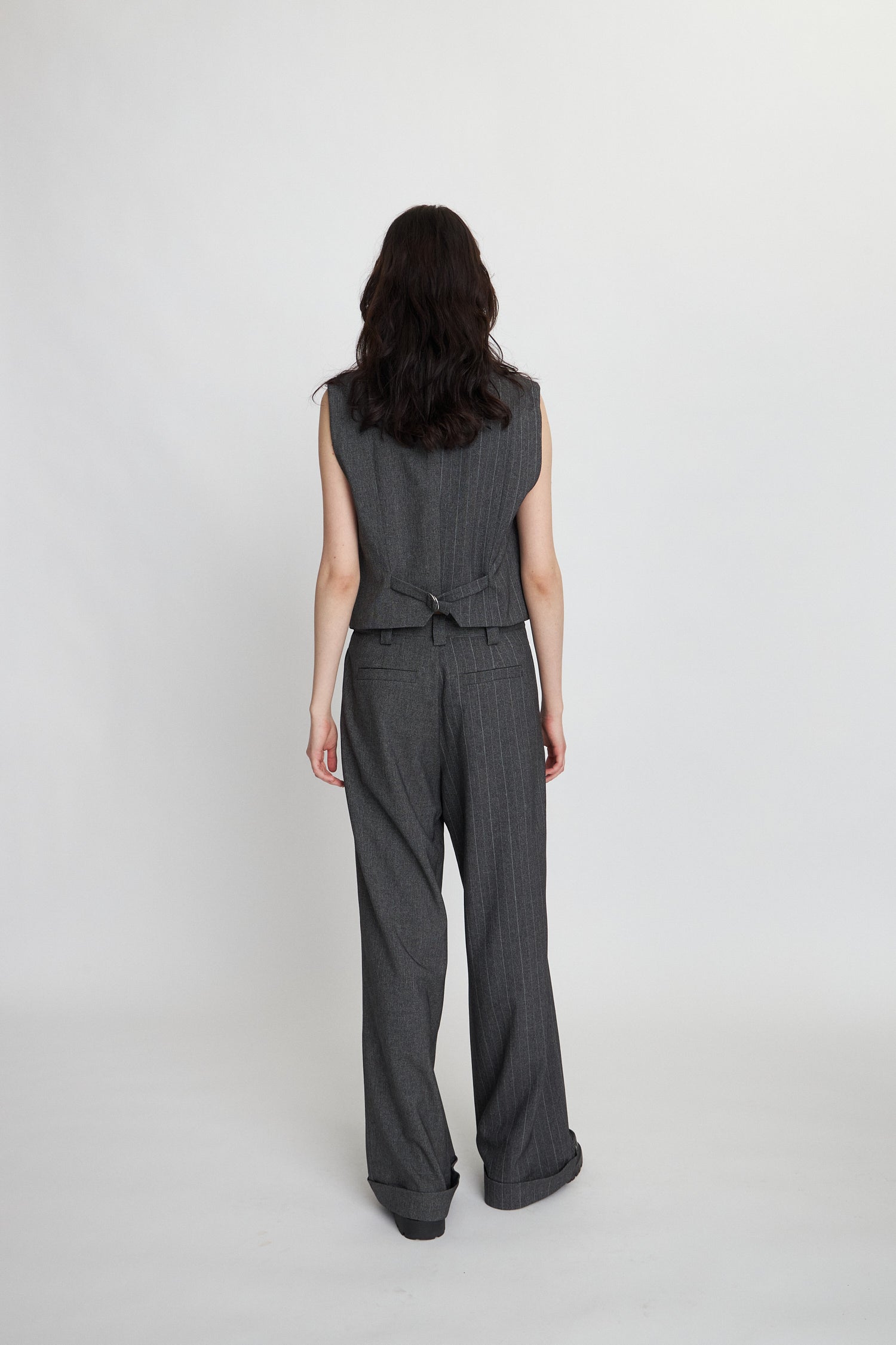 Stella Nova Tailored vest Vest 977 Charcoal