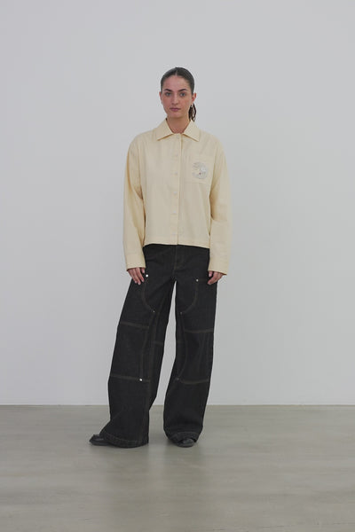 Stella Nova Embellished Moon Shirt Shirt 053 Creme Brûlée