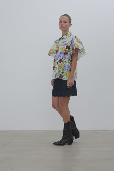 Stella Nova Flowered Cotton Top Top 760 Wild Flowers